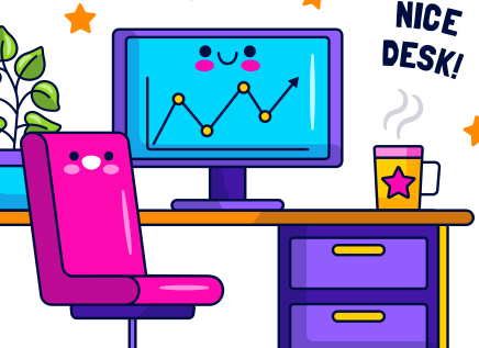 Lijepi ured za virtualnog asistenta za Vi Room o nama